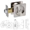 Delaney Hardware Contemporary Square Satin Nickel Entry Door Sliding Pocket Door Lock 370009 - alternate 2